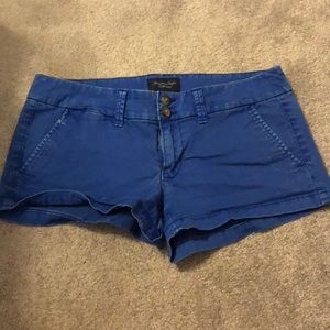 Royal blue shorts